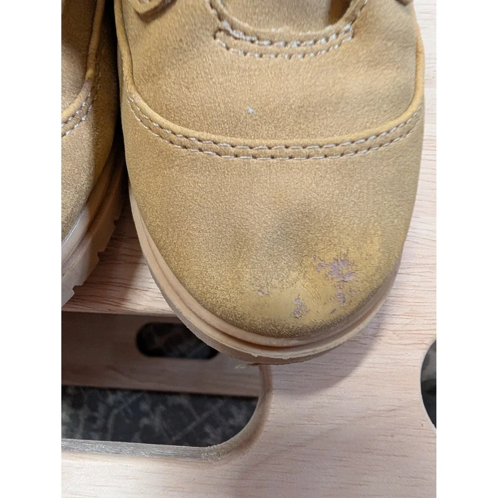 Cat & Jack Toddler Boys Parker Chukka Boots Tan Wheat Size 9 Side Zip Ankle Boot